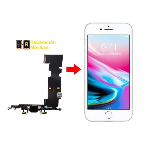 Cambiar conector de carga iPhone 8