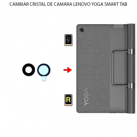 Cambiar Cristal Cámara Trasera Lenovo Yoga Smart Tab