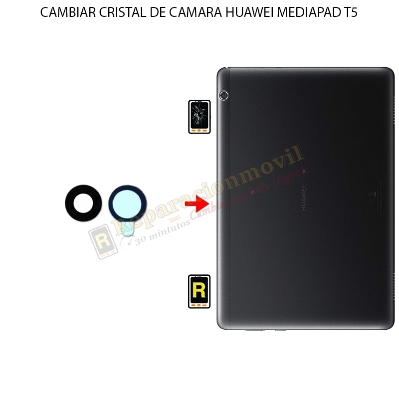 Cambiar Cristal Cámara Trasera Huawei MediaPad T5