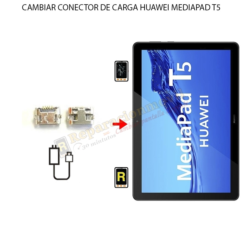 Cambiar Conector De Carga Huawei MediaPad T5