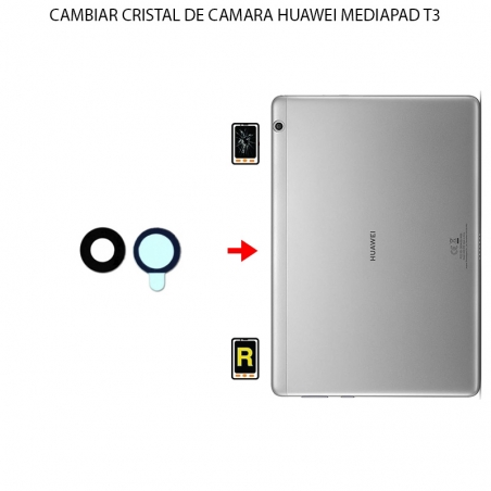 Cambiar Cristal Cámara Trasera Huawei MediaPad T3 10