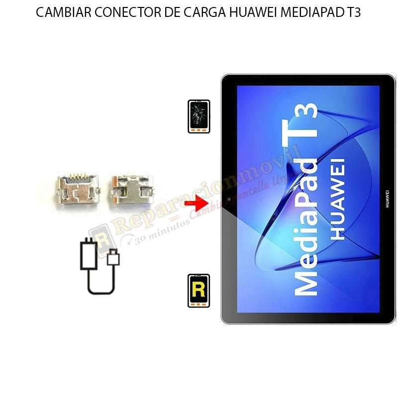 Cambiar Conector De Carga Huawei MediaPad T3 8