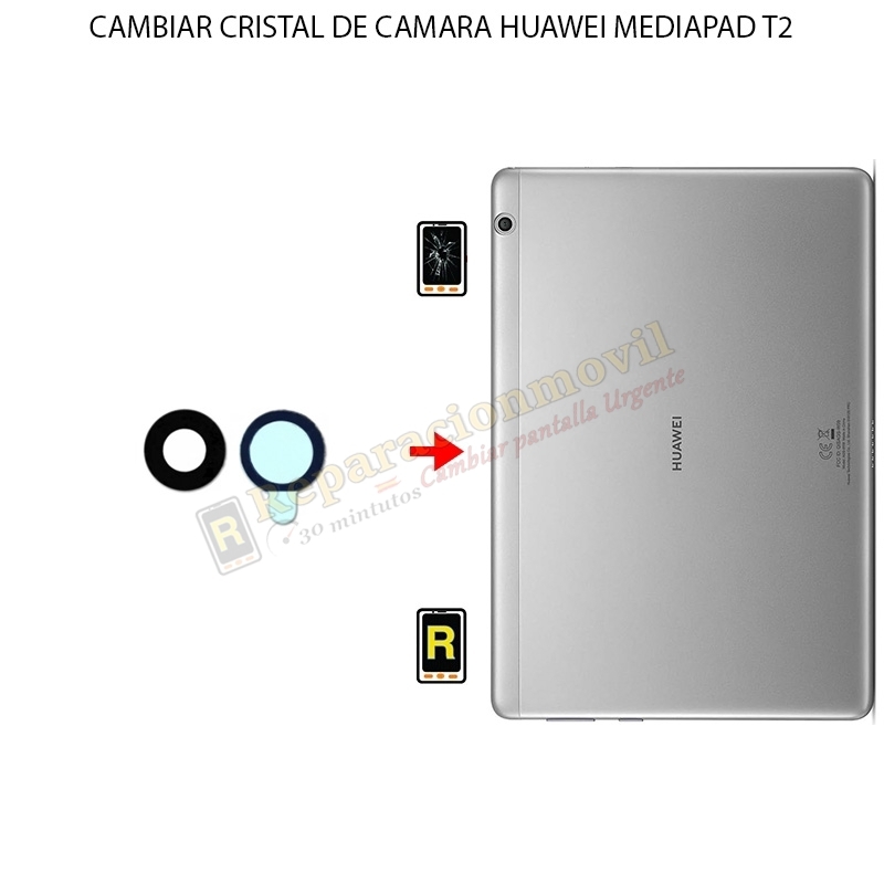 Cambiar Cristal Cámara Trasera Huawei MediaPad T2 7.0