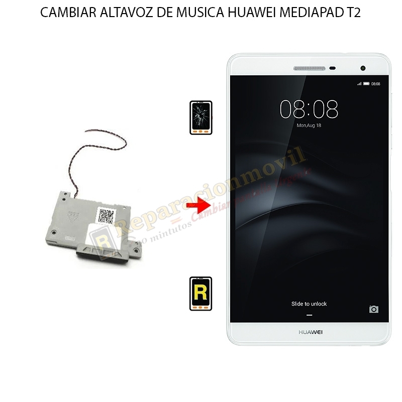 Cambiar Altavoz De Música Huawei MediaPad T2 7.0
