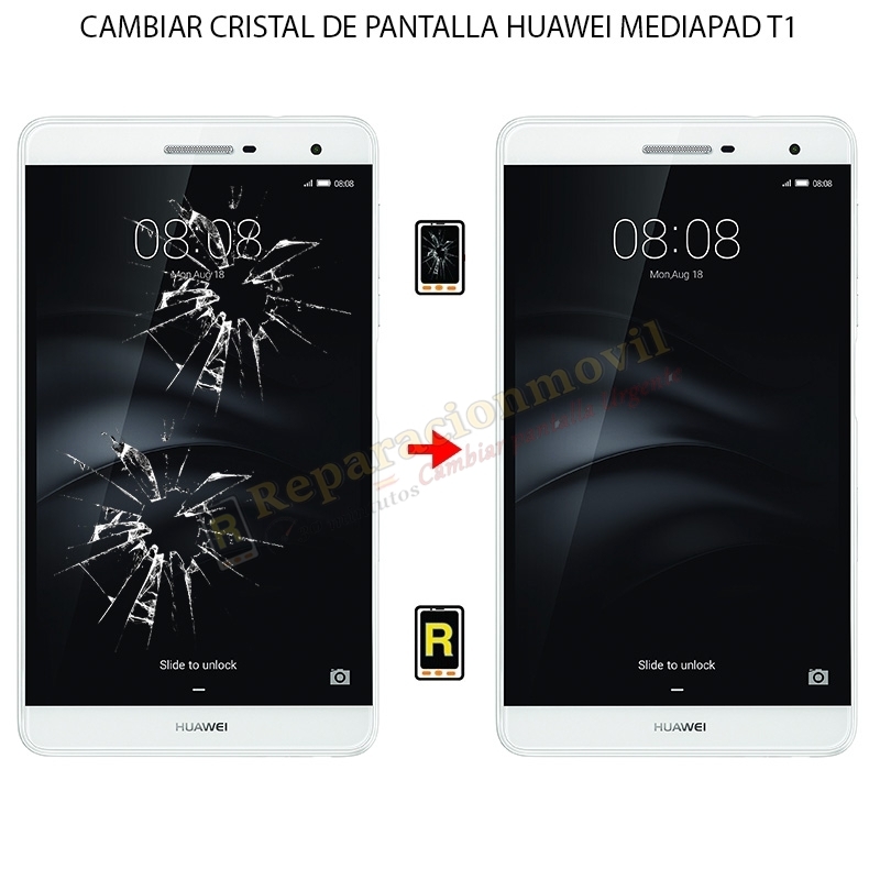 Cambiar Cristal De Pantalla Huawei MediaPad T1 7.0 Plus