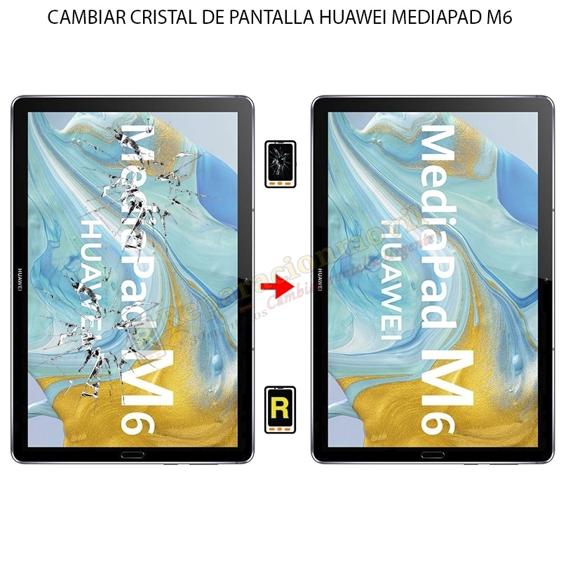 Cambiar Cristal De Pantalla Huawei MediaPad M6 10.8