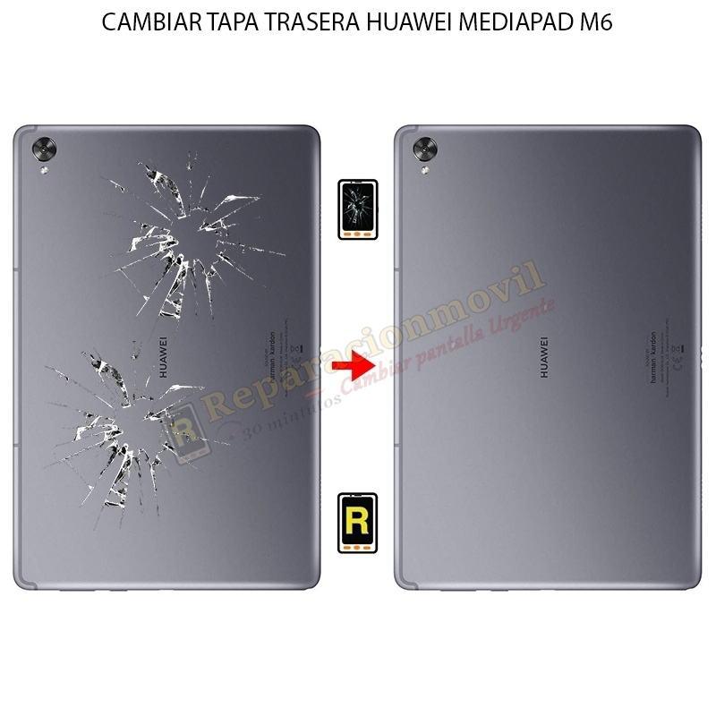 Cambiar Tapa Trasera Huawei MediaPad M6 10.8