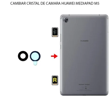 Cambiar Cristal Cámara Trasera Huawei MediaPad M5 8