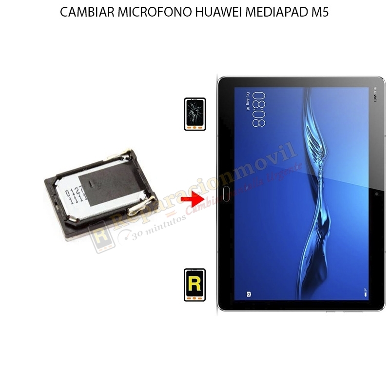 Cambiar Microfono Huawei MediaPad M5 8