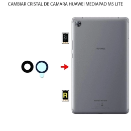 Cambiar Cristal Cámara Trasera Huawei MediaPad M5 Lite