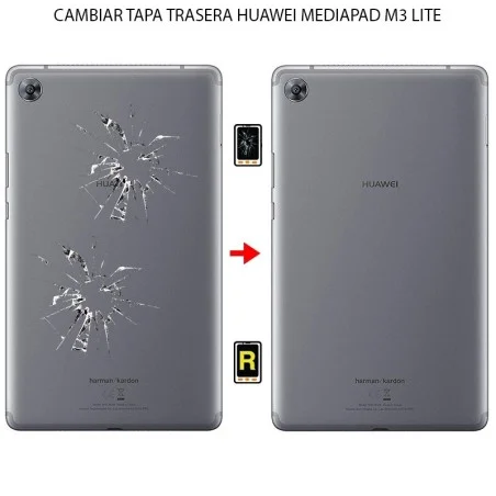 Cambiar Tapa Trasera Huawei MediaPad M3 Lite 8