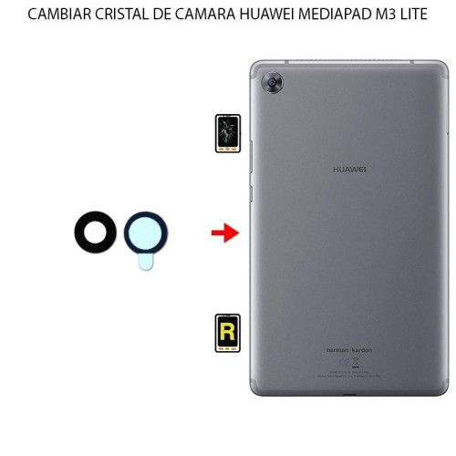 Cambiar Cristal Cámara Trasera Huawei MediaPad M3 Lite 8