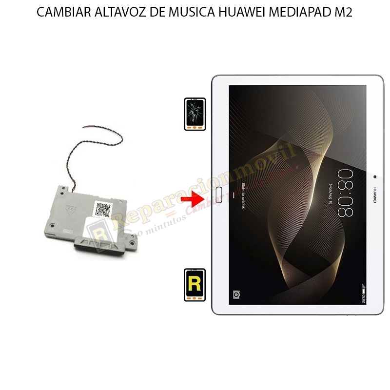 Cambiar Altavoz De Música Huawei MediaPad M2 8