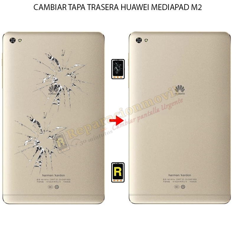 Cambiar Tapa Trasera Huawei MediaPad M2 7