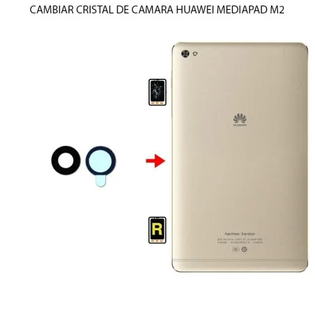 Cambiar Cristal Cámara Trasera Huawei MediaPad M2 7