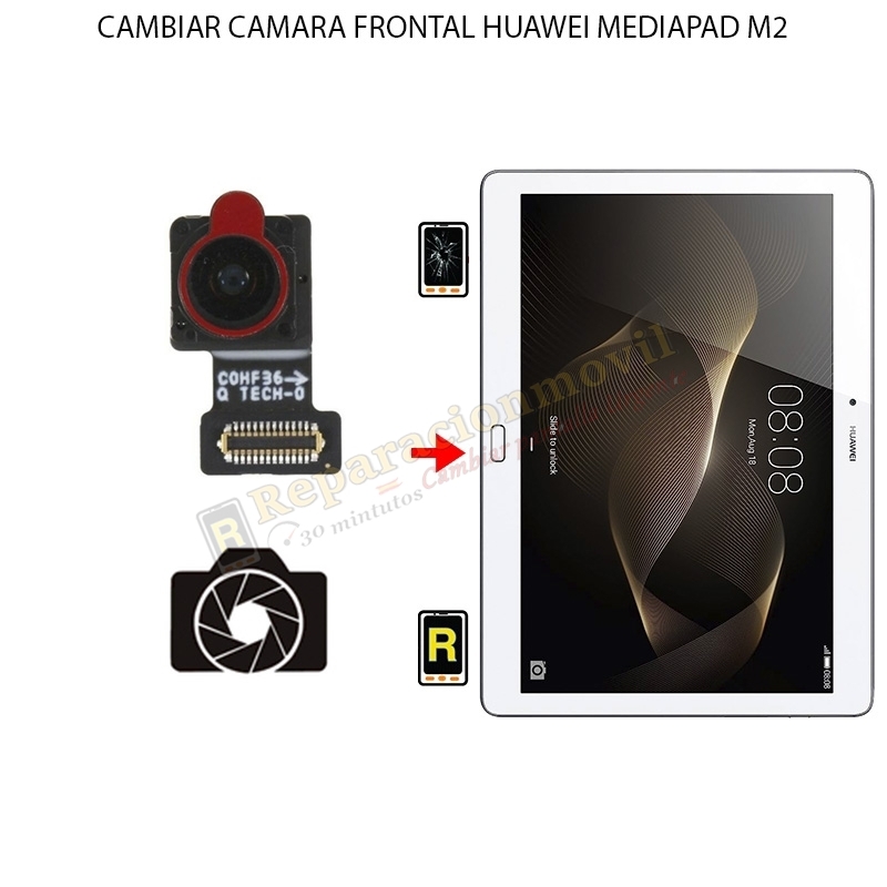 Cambiar Cámara Frontal Huawei MediaPad M2 7