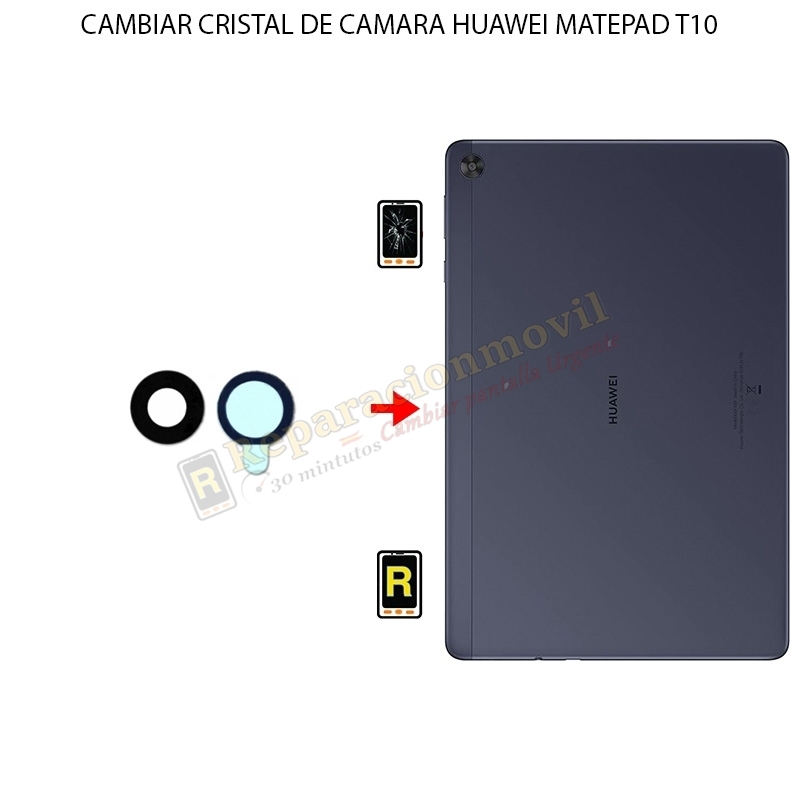 Cambiar Cristal Cámara Trasera Huawei MatePad T10
