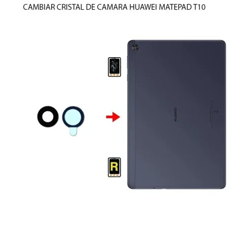 Cambiar Cristal Cámara Trasera Huawei MatePad T10