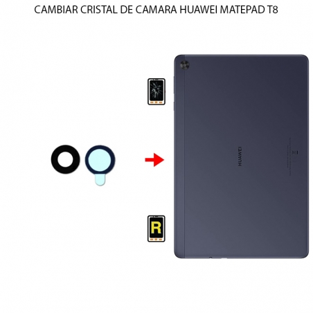 Cambiar Cristal Cámara Trasera Huawei MatePad T8