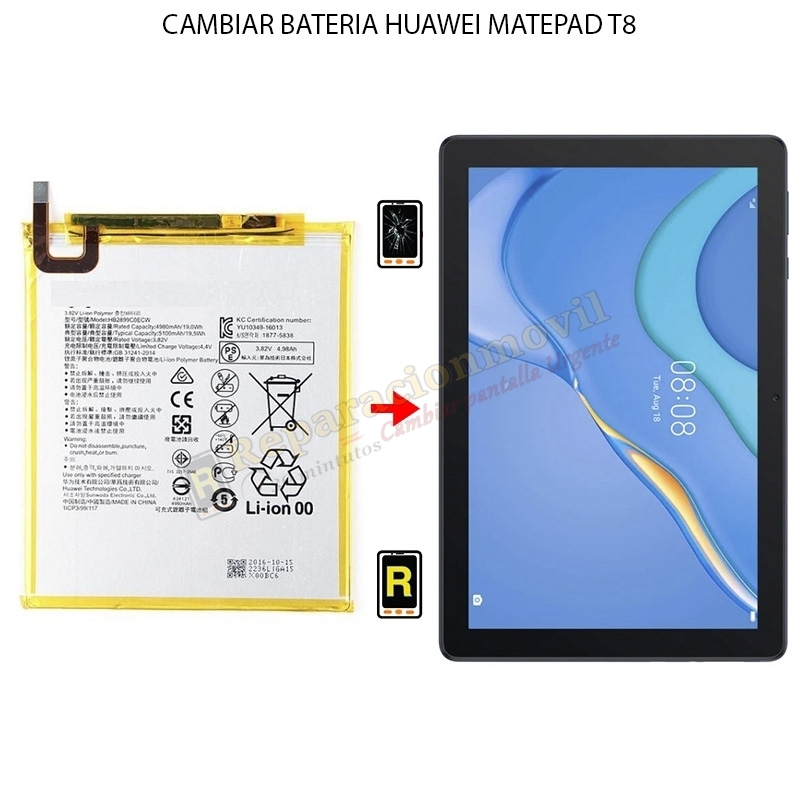 Cambiar Batería Huawei MatePad T8