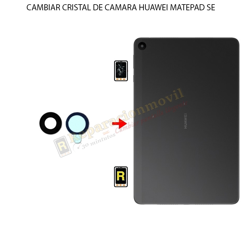 Cambiar Cristal Cámara Trasera Huawei MatePad SE