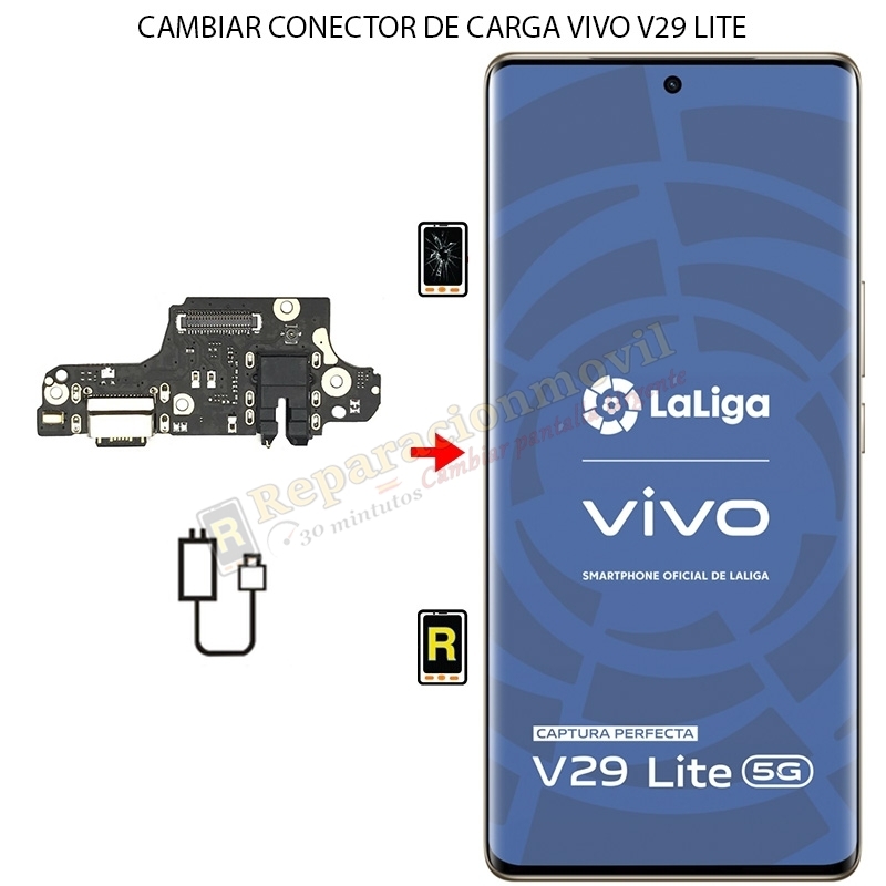 Cambiar Conector de Carga Vivo V29 Lite 5G