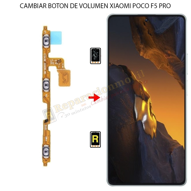 Cambiar Botón de Volumen Xiaomi Poco F5 Pro 5G