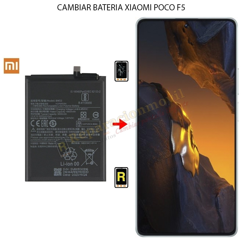 Cambiar Batería Xiaomi Poco F5 5G