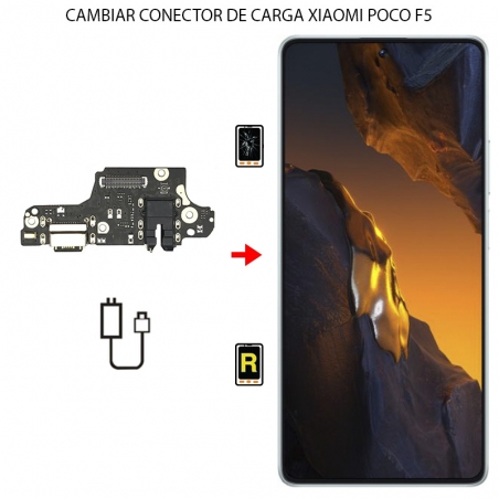 Cambiar Conector de Carga Xiaomi Poco F5 5G