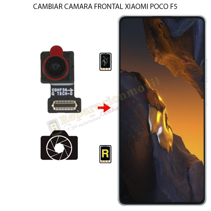 Cambiar Cámara Frontal Xiaomi Poco F5 5G