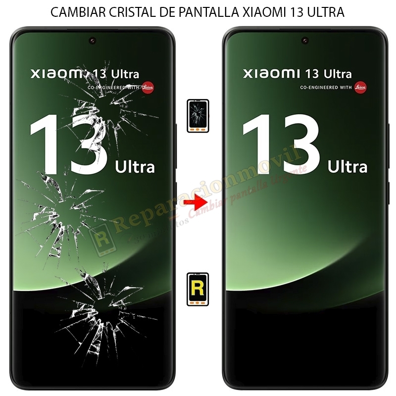 Cambiar Cristal de Pantalla Xiaomi 13 Ultra