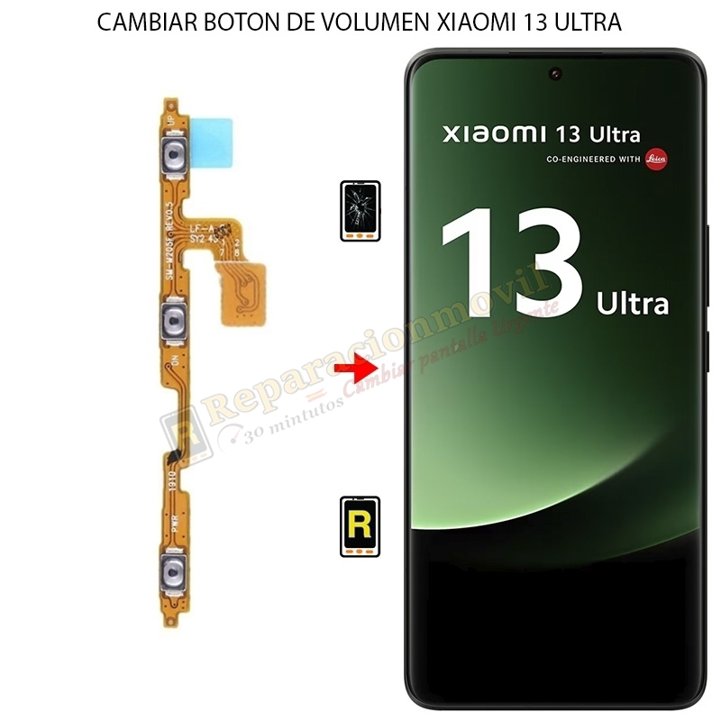 Cambiar Botón de Volumen Xiaomi 13 Ultra