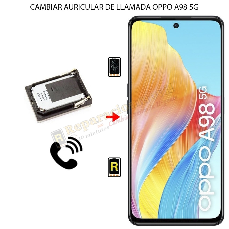Cambiar Auricular de Llamada Oppo A98 5G