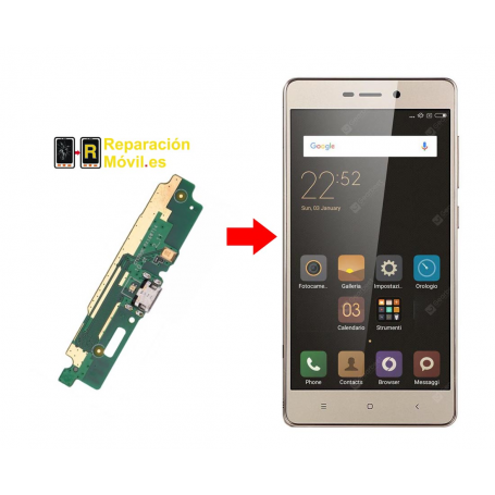 Cambiar Conector de carga Xiaomi Redmi 3s