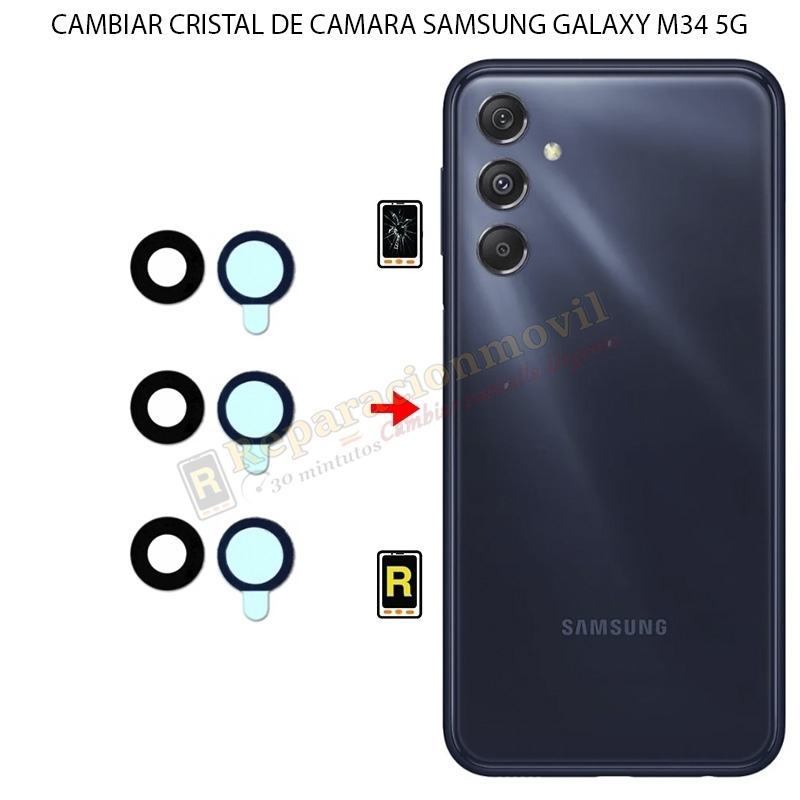 Cambiar Cristal Cámara Trasera Samsung Galaxy M34 5G