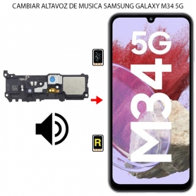 Cambiar Altavoz de Música Samsung Galaxy M34 5G