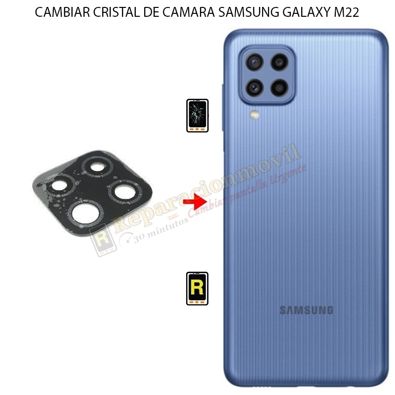 Cambiar Cristal Cámara Trasera Samsung Galaxy M22