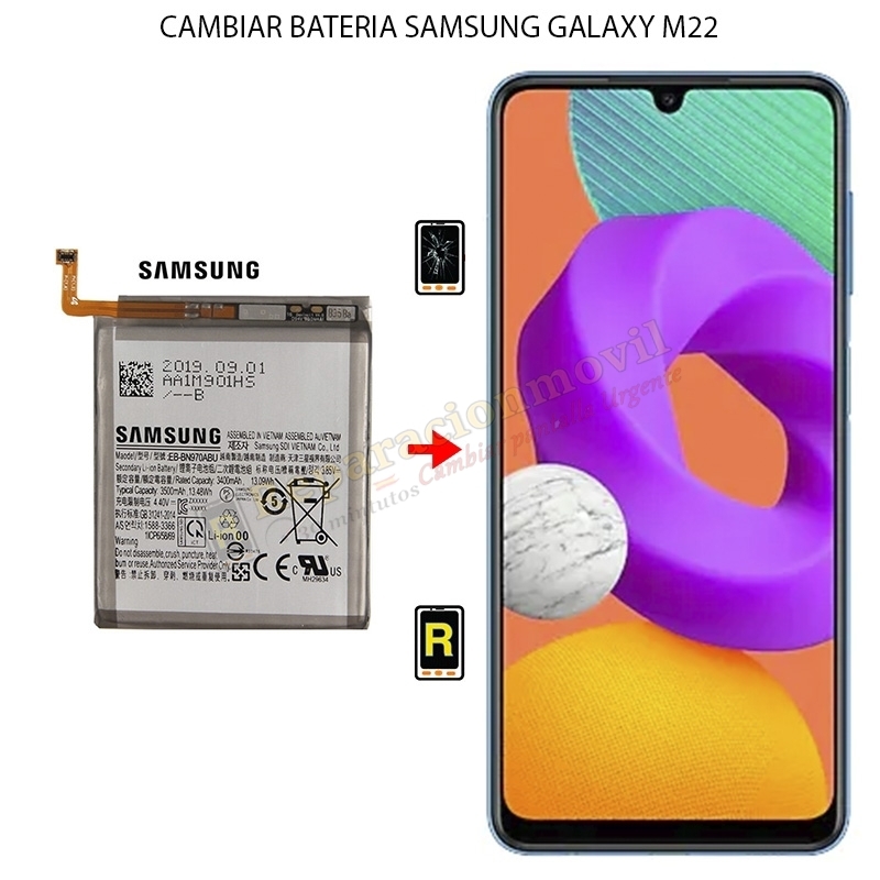 Cambiar Batería Samsung Galaxy M22
