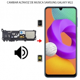 Cambiar Altavoz de Música Samsung Galaxy M22