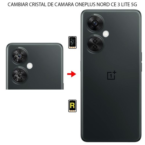 Cambiar Cristal Cámara Trasera OnePlus Nord CE 3 Lite 5G