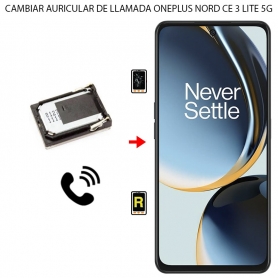Cambiar Auricular de Llamada OnePlus Nord CE 3 Lite 5G