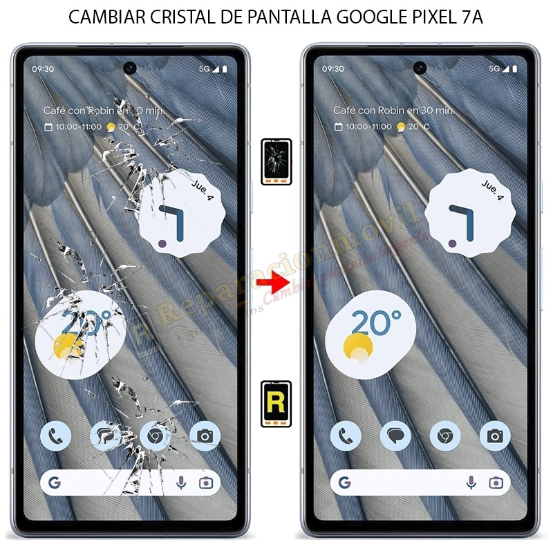 Cambiar Cristal de Pantalla Google Pixel 7A