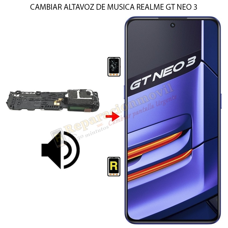 Cambiar Altavoz de Música Realme GT Neo 3