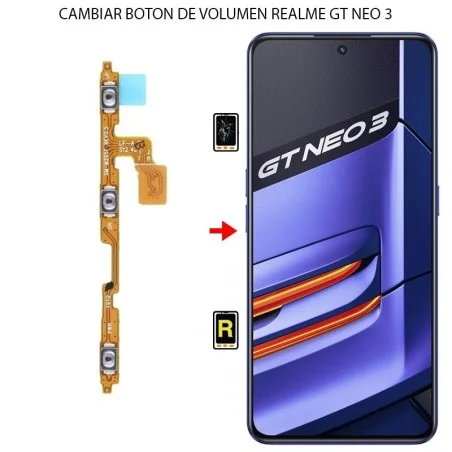 Cambiar Botón de Volumen Realme GT Neo 3