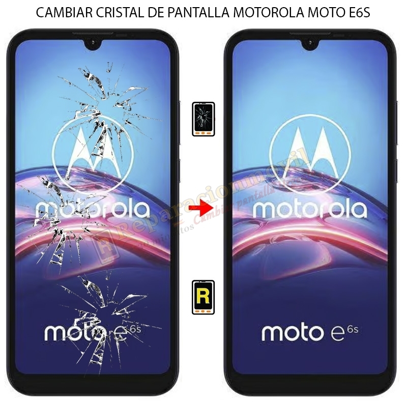 Cambiar Cristal de Pantalla Motorola Moto E6S