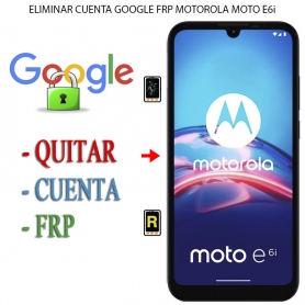 Eliminar Contraseña y Cuenta Google Motorola Moto E6i