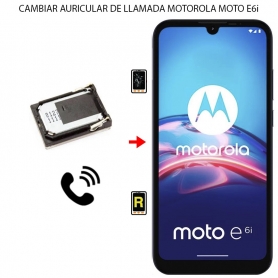 Cambiar Auricular de Llamada Motorola Moto E6i