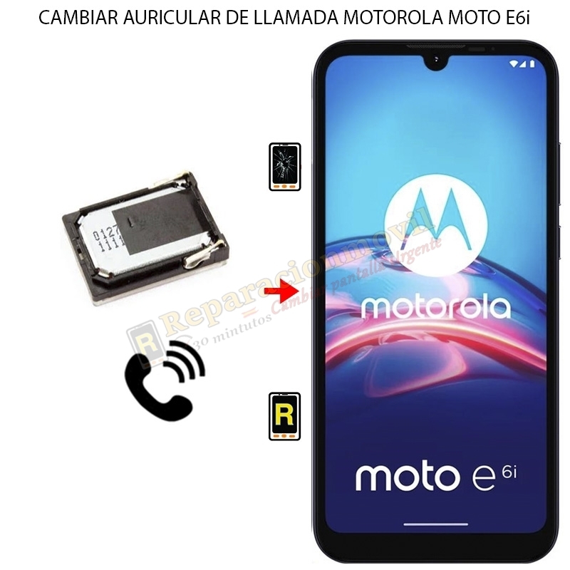 Cambiar Auricular de Llamada Motorola Moto E6i