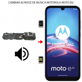 Cambiar Altavoz de Música Motorola Moto E6i