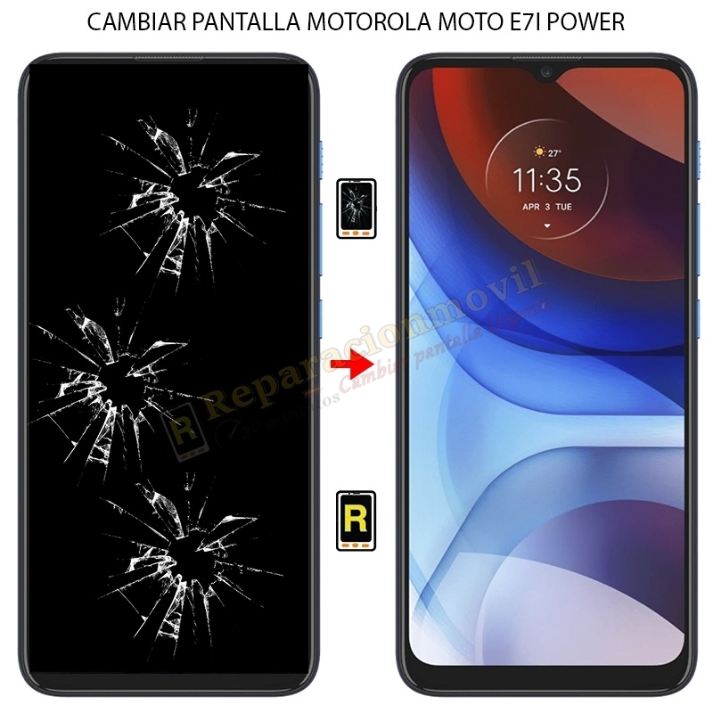 Cambiar Pantalla Motorola Moto E7i Power